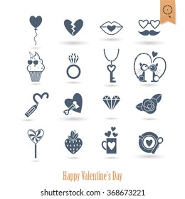 Happy Valentines Day Icons