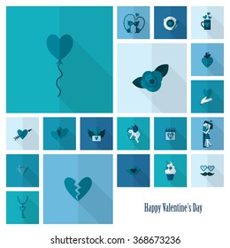 Happy Valentines Day Icons