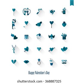 Happy Valentines Day Icons