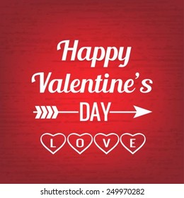  Happy Valentines day illustration