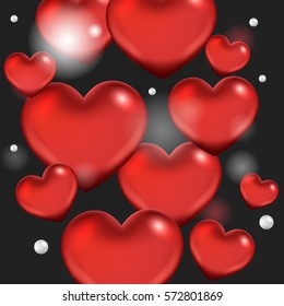 Happy valentine's day illustration