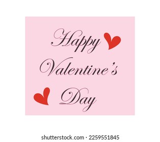  Happy Valentine's day illustration. Concept of love and celebration.
