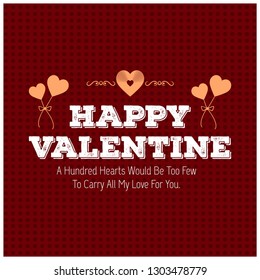 Happy Valentine's day , Illustration of love, Valentine's day set. Greeting card, poster, flyer, banner design.