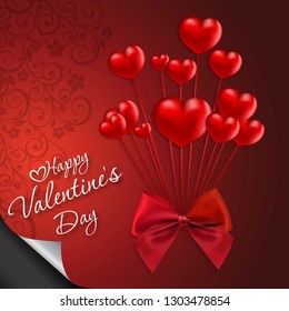 Happy Valentine's day , Illustration of love, Valentine's day set. Greeting card, poster, flyer, banner design.