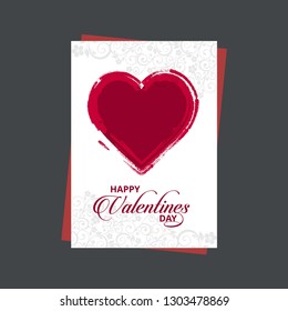 Happy Valentine's day , Illustration of love, Valentine's day set. Greeting card, poster, flyer, banner design.