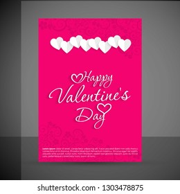 Happy Valentine's day , Illustration of love, Valentine's day set. Greeting card, poster, flyer, banner design.