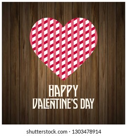 Happy Valentine's day , Illustration of love, Valentine's day set. Greeting card, poster, flyer, banner design.