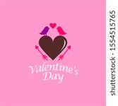 Happy Valentines Day Illustration Vector Design