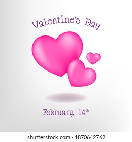 Happy Valentine's Day Illustration Vector.