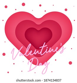 Happy Valentine's Day Illustration Vector.