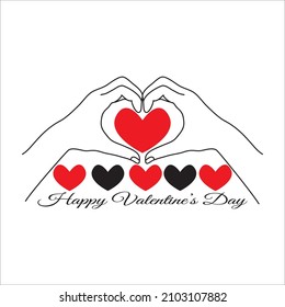 Feliz Vector de imágenes del Día de San Valentín