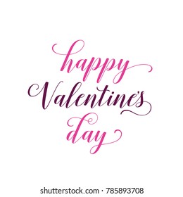 Happy Valentines Day Inscription