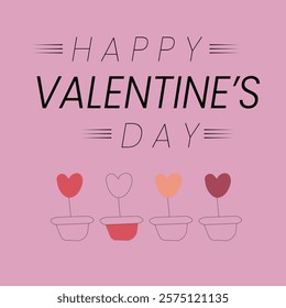 happy valentines day isolated on white