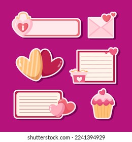 Happy Valentine's Day Journal Sticker