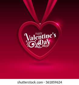 Happy Valentines day- lettering background, Typographical Background