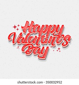 Happy valentines day lettering options It can be used to design greeting card