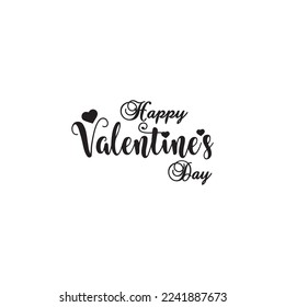 Happy valentine's day logo design Vectors Illustrations, vector eps art