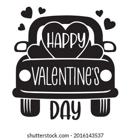 happy valentine's day logo inspirational positive quotes, motivational, typography, lettering design