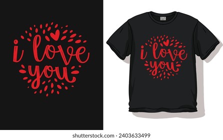 happy valentines day , love day , 14th February t-shirt design vector