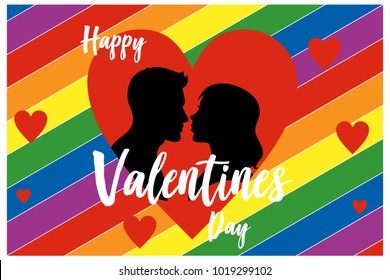 happy valentine's day, love bless you guys, vector illustrations