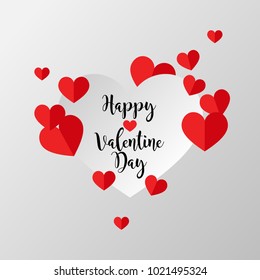 Happy Valentine's day, Love Celebrate, Creative design for greeting