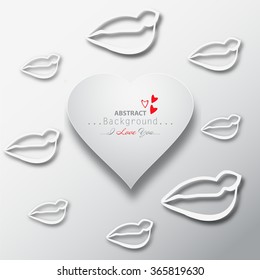 Happy Valentine's Day Love heart shape for beautiful couple vector illustration design and abstract background...