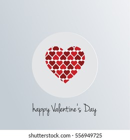 Happy Valentine's Day Love Heart Holiday card