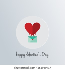 Happy Valentine's Day Love Heart Holiday card