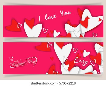 Happy Valentine's Day Love heart shape for beautiful couple vector illustration design and abstract background.