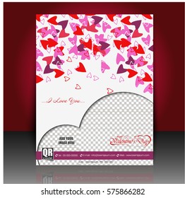 Happy Valentine's Day Love heart shape for beautiful couple vector illustration design and abstract background.
