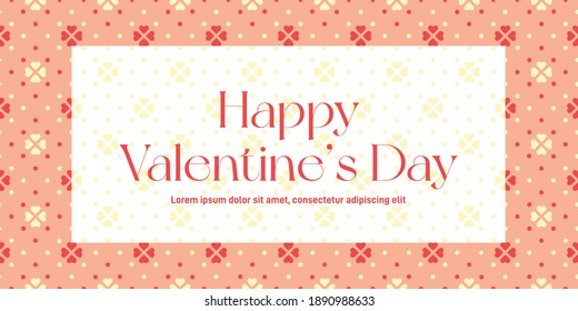 Happy Valentine's Day Love Pattern