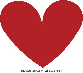 Happy Valentine's Day Love shape for template use.