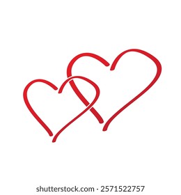 Happy Valentine's day love vector background design.