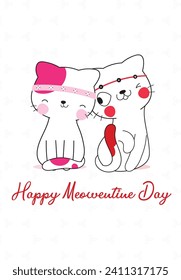 Happy valentine's Day, Meowentine Day, Valentine for Cat lovers, My cat is my valentine, 