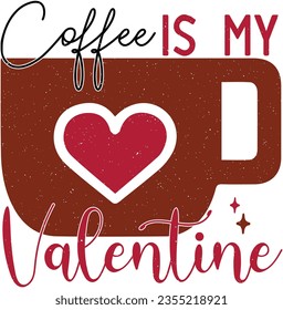 Happy Valentine's Day Mom Love Sublimation Print Design Graphics.  Heart Red Bold Wavy Typography For Printing on Clothing and Fashion Apparels.