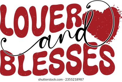 Happy Valentine's Day Mom Love Sublimation Print Design Graphics.  Heart Red Bold Wavy Typography For Printing on Clothing and Fashion Apparels.