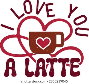 Happy Valentine's Day Mom Love Sublimation Print Design Graphics.  Heart Red Bold Wavy Typography For Printing on Clothing and Fashion Apparels.