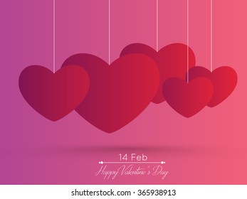 Happy Valentines Day new style card vector design eps10. 
