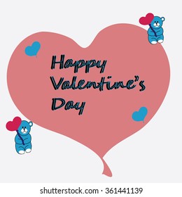 happy valentine's day pattern