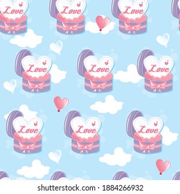 Feliz Día de San Valentín. Diseño para postales de San Valentín.