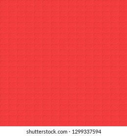 Happy Valentines Day pattern in heart. Background for banner, postcard, flyer in red color.