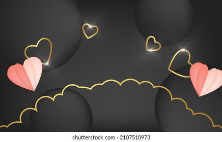 happy valentines day pattern illustration background february party wallpaper banner template flyer poster event label backdrop modern vector design sale holiday love heart wedding icon romance space