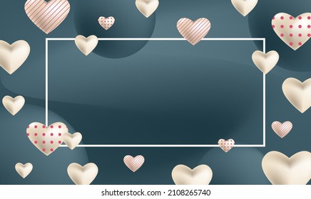 happy valentines day pattern illustration background february party wallpaper banner template flyer poster event label backdrop modern vector design sale holiday love heart wedding icon romance space