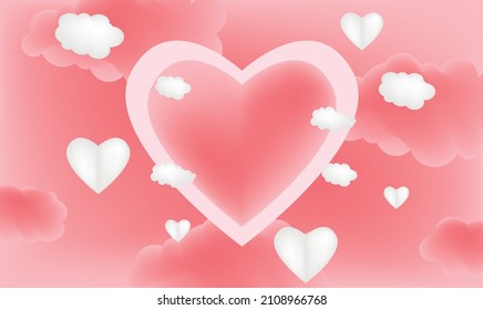 feliz valentines día ilustración de patrón fondo de febrero papel tapiz de pancarta planilla de volante afiche fondo de evento diseño vectorial moderno venta vacaciones amor corazón de boda espacio de romance