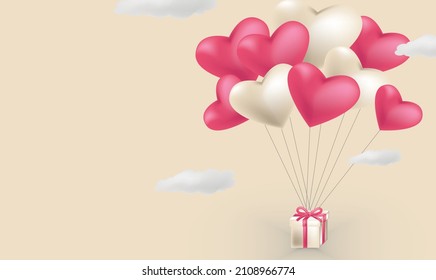 happy valentines day pattern illustration background february party wallpaper banner template flyer poster event label backdrop modern vector design sale holiday love heart wedding icon romance space