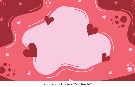happy valentines day pattern illustration background february party wallpaper banner template flyer poster event label backdrop modern vector design sale holiday love heart wedding icon romance space