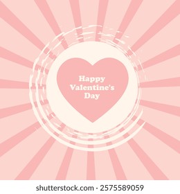 Happy Valentine's Day  post greeting Card vector  
