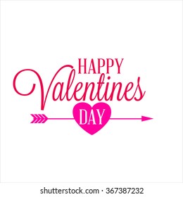 Happy Valentines day poster