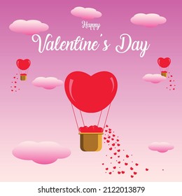 Happy Valentine's Day poster design