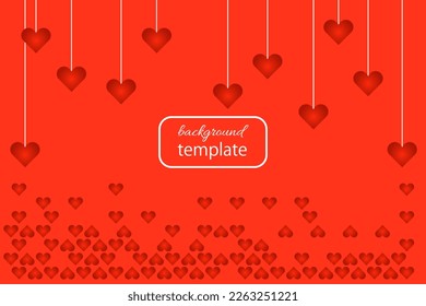 Happy Valentine's day poster or voucher